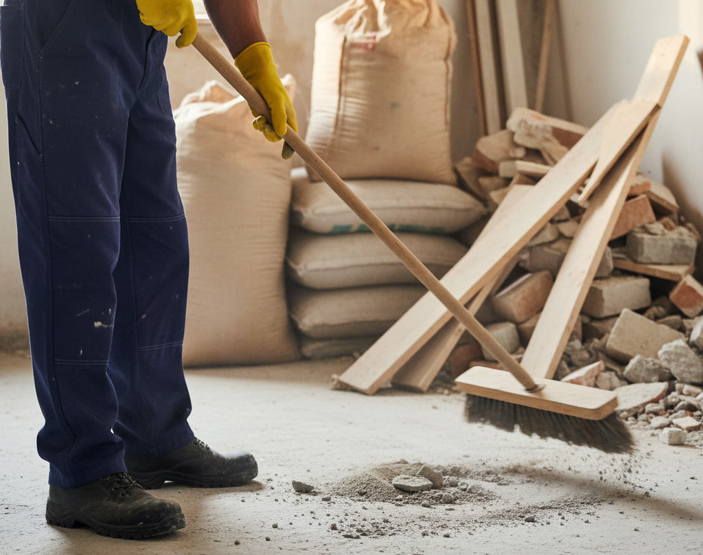 Pembersihan Sebelum Pasang Ubin